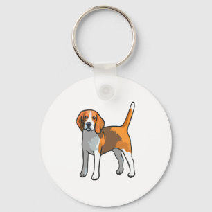 Porte-clés Chemise beagle Chien T