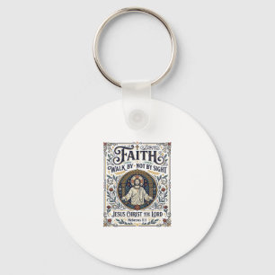 Porte-clés Chemise d'art d'écriture de Jésus Bible Journaling