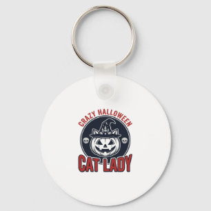 Porte-clés Chemise de chat de sorcière vintage de dame de cha