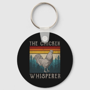 Porte-clés Chemise de chuchoteur de poulet Vintage Retro Ferm