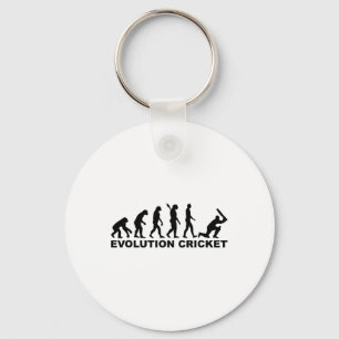 Porte-clés Chemise de cricket Evolution de l'homme 