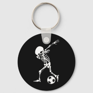 Porte-clés Chemise de football de squelette Dabbing - Hallowe
