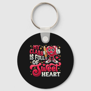 Porte-clés Chemise de la Saint-Valentin pour enseignant Ma cl