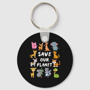 Porte-clés Chemise De l'environnement Enfants Avec De Bons An