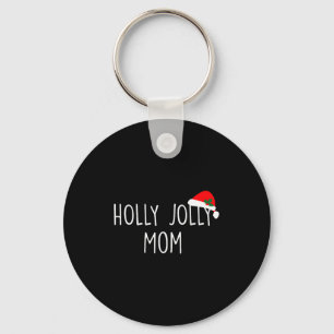 Porte-clés Chemise de maman joyeuse et sainte, cadeau de Noël