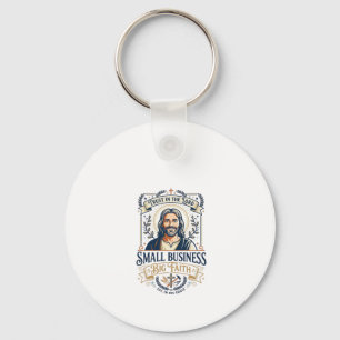 Porte-clés Chemise de propriétaire de petite entreprise Jesus