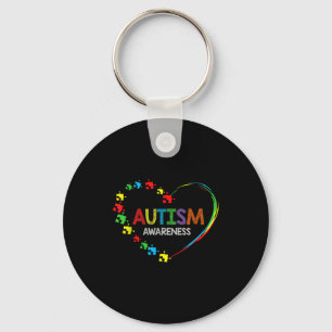 Porte-clés Chemise de sensibilisation à l'autisme mondial 2 a