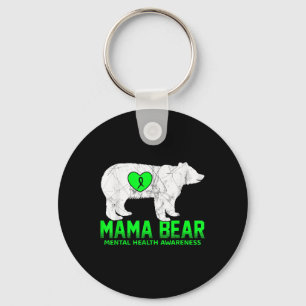 Porte-clés Chemise De Sensibilisation Mama Bear Mental Health