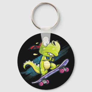 Porte-clés Chemise de skateboard Dino Garçons Skateboard Enfa