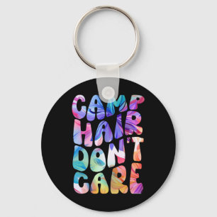 Porte-clés Chemise d'été pour fille Camping Cheveux N'importe
