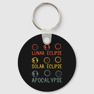 Porte-clés Chemise Éclipse Solaire Lunaire Apocalypse Céleste