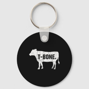 Porte-clés Chemise en T-bone Bbq Boeuf drôle