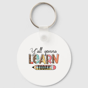 Porte-clés Chemise enseignant premier jour d'école Vous allez