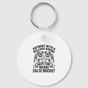 Porte-clés Chemise Humour Bouledogue Citation Fun Amusante de