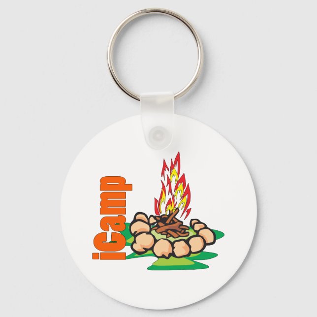 Porte-clés Chemise iCamp Camping (Recto)