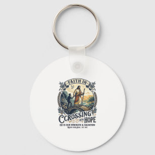 Porte-clés Chemise Jésus Immigration Nouveau Départ Courage C