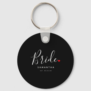 Porte-clés Chemise T Mariée Élégante pour Mariage