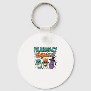 Porte-clés Chemise vectorielle vintage de l'équipe de pharmac