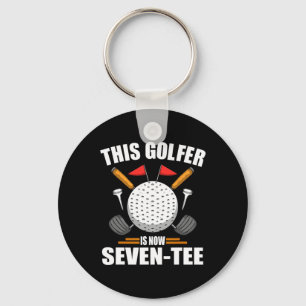 Porte-clés Chemises De Golf Anniversaire Pour Hommes 70e Anné