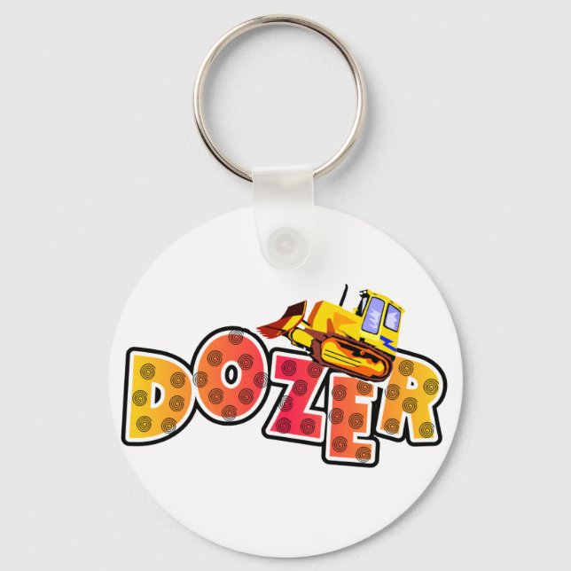 Porte-clés Chemises et cadeaux Bulldozer (Recto)