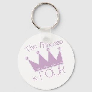 Porte-clés Chemises Princess Crown 4th Birthday