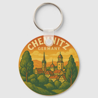Porte-clés Chemnitz Allemagne Art Scénique