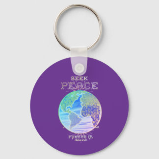 Porte-clés Chercher le Porte - clé Peace Earth Psalms