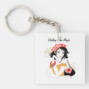 Porte-clés Chérie Je suis Magique Attitude Citation