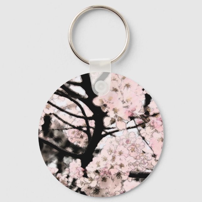 Porte-clés Cherry Blossom édité (Recto)