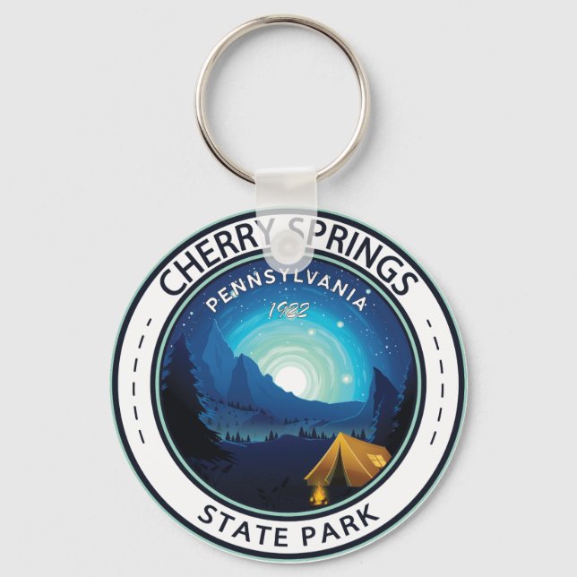 Porte-clés Cherry Springs State Park Pennsylvania Badge (Recto)