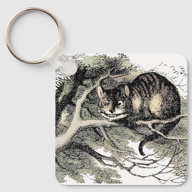 Porte-clés Cheshire Chat Alice Wonderland Classic (Recto)