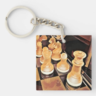 Porte-clés Chess game Original Abstract art 