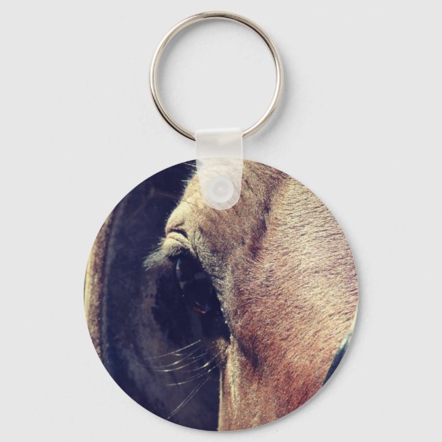 Porte-clés Cheval Amish (Recto)