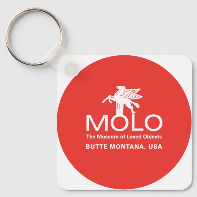 Porte-clés Cheval blanc Molo (Recto)