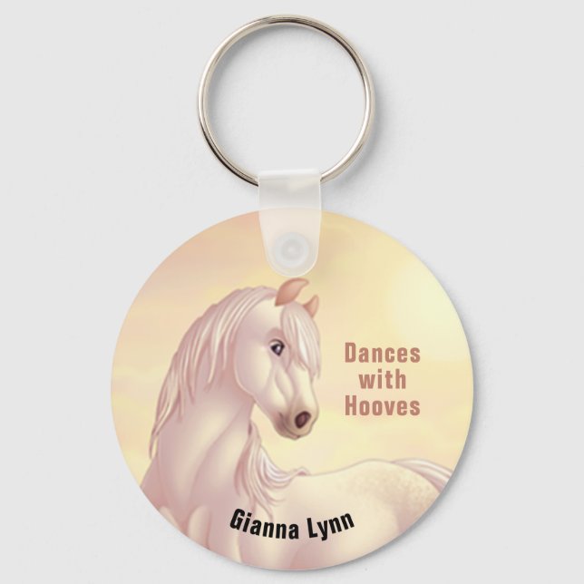 Porte-clés Cheval Blanc Monogrammé (Recto)
