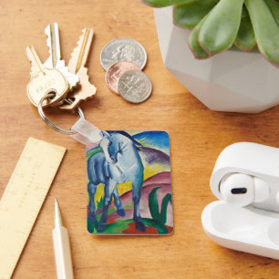 Porte-clés Cheval bleu de Franz Marc, Art Vintage