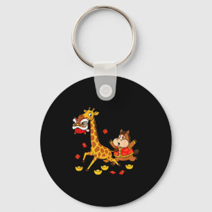 Porte-clés Cheval Chinois Girafe Drôle Enfants Hommes Femmes