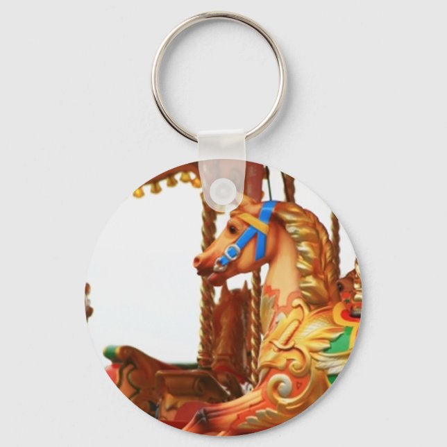 Porte-clés Cheval de carrousel (Recto)