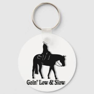 Porte-clés Cheval de plaisir occidental faible et lent