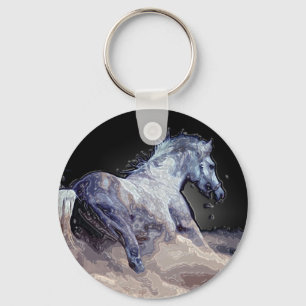 Porte-clés Cheval en action