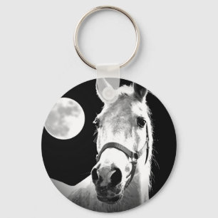Porte-clés Cheval et Lune