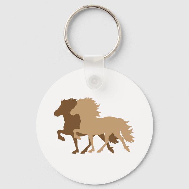 Porte-clés Cheval islandais (Recto)