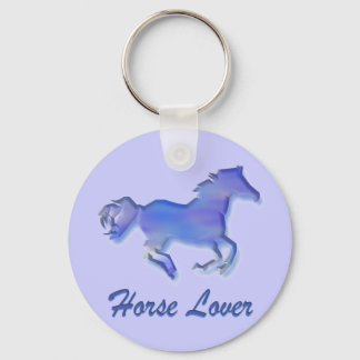 Porte-clés Cheval Lover bleu
