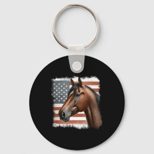 Porte-clés Cheval Patriotique équitation2