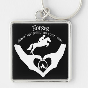 Porte-clés Chevaux Laisser des empreintes de Hoof sur votre c