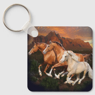 Porte-clés Chevaux sauvages