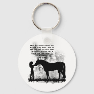 Porte-clés Chevaux - Vous êtes aimés