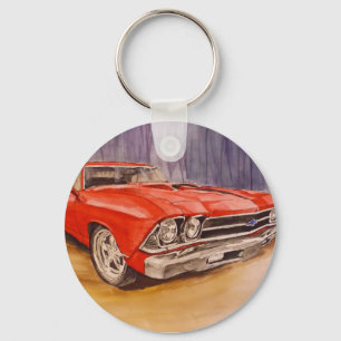 Porte-clés chevelle hotrod keychain