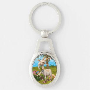 Porte-clés Chèvre Joyeuse