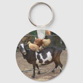 Porte-clés Chèvre taxi